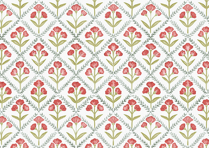 Chatsworth, Scarlet Red - Twist&Fit Roman Blind - Image 7